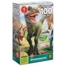 Quebra Cabeça Dinossauros 100 Peças - Grow 02660 Quebra Cabeça Dinossauros 100 Peças - Grow 02660