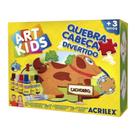 Quebra Cabeça Divertido Montar e Pintar Cachorro 3D Art Kids Acrilex 7891153086538