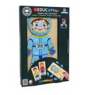 Quebra Cabeça Educativo Profissões Astronauta 10 Peças Polibrinq