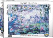 Quebra-Cabeça EuroGraphics - 1000 Peças - Waterlilies de Claude Monet