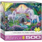 Quebra-cabeça EuroGraphics EURHR Unicorn Fairy Land 500 peças Quebra-cabeça EuroGraphics EURHR Unicorn Fairy Land 500 peças