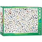 Quebra-cabeça EuroGraphics O Mundo das Aves (1000 Peças)