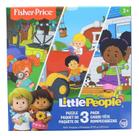 Quebra-cabeça Fisher-Price Little People, pacote com 18 peças e 3