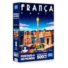 Quebra-Cabeça França Paris Torre Eiffel 500 Peças Nano Postais Do Mundo Quebra-Cabeça França Paris Torre Eiffel 500 Peças Nano Postais Do Mundo