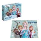 Quebra-cabeça Frozen Disney Em Madeira Quebra Cabeça 100 Pçs