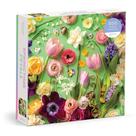 Quebra-cabeça Galison Springtime Petals Julie Seabrook Ream 500 peças