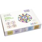 Quebra-cabeça geométrico Edulig Puzzle 3D Sólidos Platônicos - monte os 5 sólidos ao mesmo tempo - 274 peças e conexões