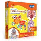 Quebra cabeça grandão explorando o corpo humano com 120 peças - toyster - 2490