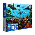 Quebra-cabeca Grande Fundo Do Mar Animais Marinhos 1000 Pecas Toyster