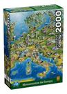 Quebra-Cabeça Grow Monumentos da Europa com 2000 Peças Ref. 04555 Quebra-Cabeça Grow Monumentos da Europa com 2000 Peças Ref. 04555