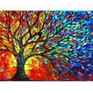 Quebra-cabeça Gyadiex Tree of Life Stained Glass 500 peças
