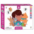 Quebra Cabeça I Love My Pets Nig Brinquedos