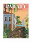 Quebra cabeça Ilustração de Paraty - RJ 1014 pçs - 98 x 70cm