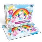 Quebra-Cabeça Infantil - 24 Peças - Rainbow - Unicórnio Baby - Pais e Filhos
