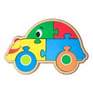 Quebra cabeça Infantil Carro 6 peças Brinquedos Educativos Madeira Maninho Criança 3 anos Quebra cabeça Infantil Carro 6 peças Brinquedos Educativos Madeira Maninho Criança 3 anos