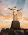 Quebra-Cabeça Infantil Cristo Redentor 64 Peças MDF 18x26