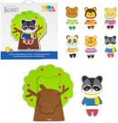 Quebra Cabeça Infantil De MDF Mix Animais 18 Pçs Babebi 6004