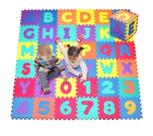 Quebra Cabeça Infantil Educativo Alfanúmerico 6x6cm - 36 peças