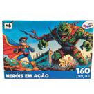 Quebra Cabeça Infantil Herois Ação 160 Peças - 6376 - MINI TOYS