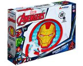 Quebra-Cabeça Infantil Homem de Ferro 30Pç Vingadores Marvel