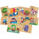 Quebra-Cabeça Infantil Liso 10 Jogos
