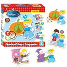 Quebra Cabeça Infantil Progressivo Cinderela - Nig Brinquedo