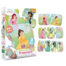 Quebra Cabeça Infantil Progressivo Princesas Disney 3 em 1