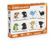 Quebra Cabeça Infantil Sombra dos Bichos MDF