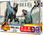Quebra Cabeça Jurassic World Blue e Beta 200 Peças Mimo 2089