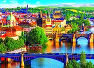 Quebra-cabeça Kodak Scenic Old Town Bridges Prague 1500 peças