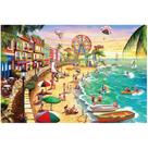 Quebra-cabeça Lavievert 1000 peças Beach Happy Vacation Quebra-cabeça Lavievert 1000 peças Beach Happy Vacation