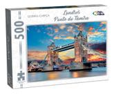 Quebra Cabeça Londres Ponte do Tâmisa 500 Peças Pais e Filhos