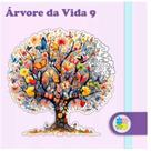 Quebra-cabeça Madeira Árvore Da Vida 9 A3 com Caixa em Madeira