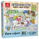 Quebra-cabeça Madeira Comfy E Cozy Para Colorir 30 Peças Com Giz De Cera