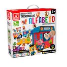 Quebra-Cabeca Madeira Trenzinho Do Alfabeto 34Pcs
