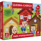 QUEBRA-CABECA Madeira TRES Porquinhos 24PCS
