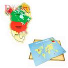Quebra-Cabeça Mapa da América do Norte Educativo Países e Capitais