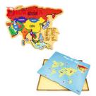 Quebra-Cabeça Mapa da Ásia Educativo Países e Capitais