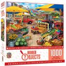 Quebra-cabeça Masterpieces Seek & Find Market Square 1000 unidades Quebra-cabeça Masterpieces Seek & Find Market Square 1000 unidades