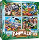 Quebra-Cabeça MasterPieces World of Animals - 100 Peças (6+) Quebra-Cabeça MasterPieces World of Animals - 100 Peças (6+)