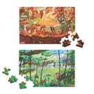 Quebra-Cabeça Melissa & Doug Double-Sided Seek & Find - 48 Peças