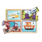 Quebra-cabeça Melissa & Doug Natural Play Wooden Ready, Set, Go