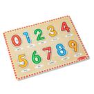 Quebra-cabeça Melissa e Doug Lift & See Numbers 10 peças de mais de 1 ano