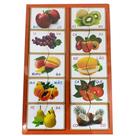 Quebra-Cabeça Metade Frutas Brinquedo Educativo