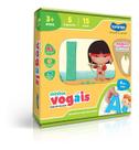 Quebra Cabeça Minhas Vogais Em Madeira Toyster