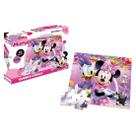 Quebra Cabeça Minnie Disney Infantil 30pçs em madeira Minie