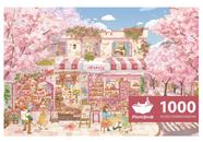 Quebra-cabeça MOMIBOOK Streets Cherry Blossoms 1000 peças