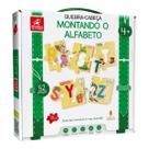 Quebra cabeça montando o alfabeto com 52 peças - brincadeira de criança - 2112