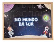 Quebra Cabeça No Mundo Da Lua Mdf 15 Peças De Encaixe Qc-16