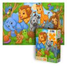 Quebra-Cabeça Pais e Filhos Baby Safari